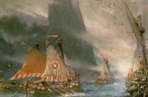The Viking Sea Raiders by Albert Goodwin