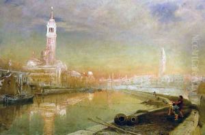 Venice Midsummer Dawn by Albert Goodwin