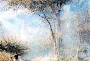 Merano Northern Italy by Albert Goodwin