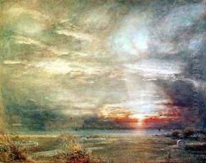 Venice from the Hebrew Cemetery by Albert Goodwin