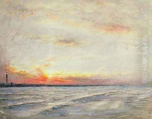 Port Said Saida Lebanon by Albert Goodwin