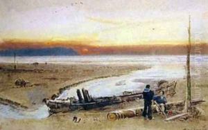 Shore Scene at Sunset Shore Scene at Sunset