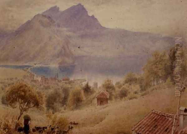 Pilatus from Stanstadt Switzerland - view 1