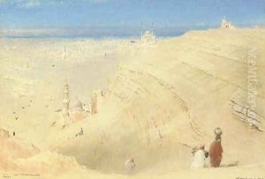 Cairo from the Mokattam Hills, Egypt by Albert Goodwin