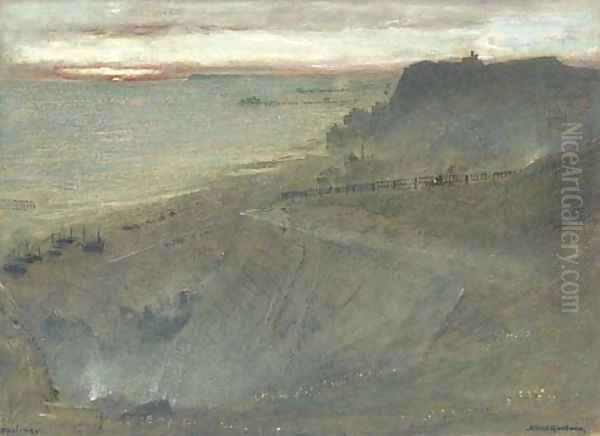Hastings from East Hill, West Sussex - view 1