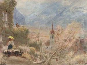 Altdorf, Switzerland by Albert Goodwin