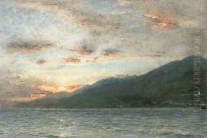 Sunrise over La Guarya, Venezuela by Albert Goodwin