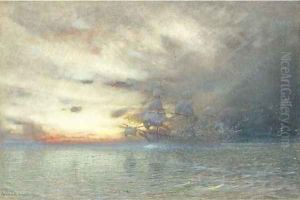 The Spirit of the Storm by Albert Goodwin