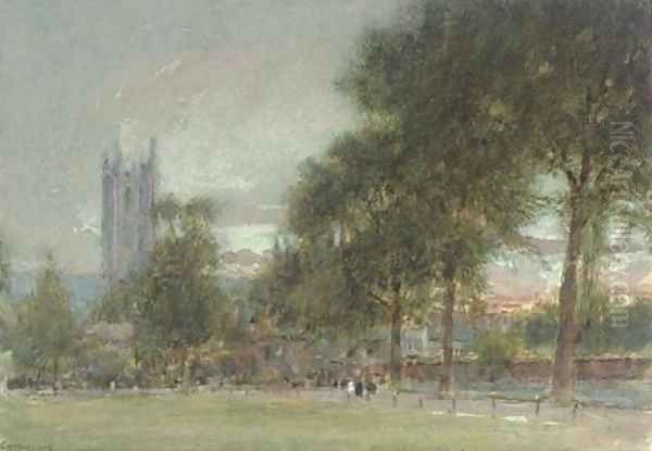 Canterbury at sunset - view 1