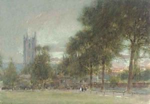 Canterbury at sunset