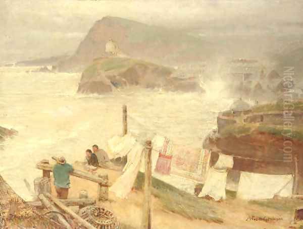 Ilfracombe from Compass Hill - view 1