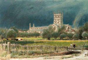 Tewkesbury, Gloucestershire by Albert Goodwin
