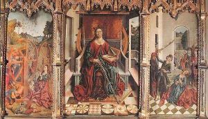 Triptych of St Catherine by Fernando Gallego