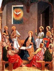 The Pentecost by Fernando Gallego