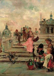 Riva degli Schiavoni by Wilhelm von Gegerfelt