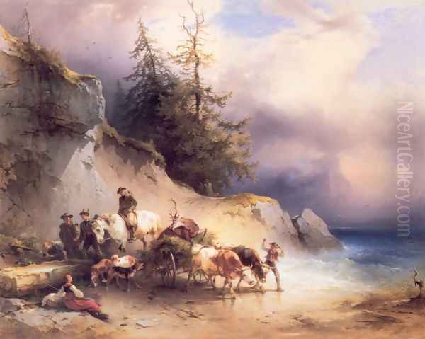 Heimkehr von der Jagd Am Attersee - view 1