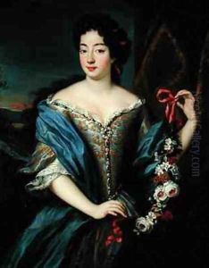 Portrait of Anne de Baviere 1648-1723 by Pierre Gobert