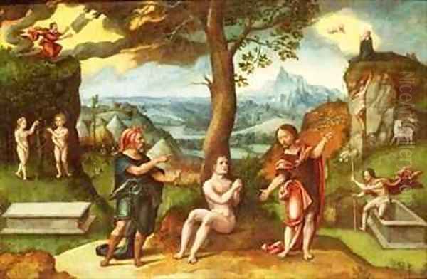 An Allegory of the Fall and Redemption of Man - view 1