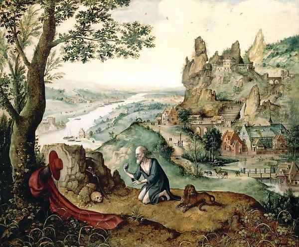 Landscape with the Penitent St Jerome 2 - view 1