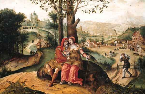 Judah and Tamar - view 1