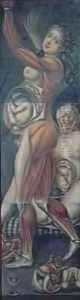 Anatomical study of two pregnant women by Jacques - Fabien Gautier - Dagoty