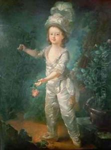 Portrait of the Dauphin by Jacques - Fabien Gautier - Dagoty