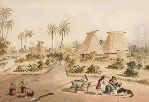 Homestead, Savu Savu Bay, Fiji by Samuel Thomas Gill