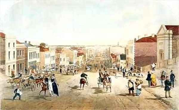 Collins Street looking west from Russell Street - view 1