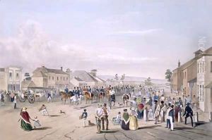 Departure of Capt Sturt into the Interior from South Australia Illustrated by Samuel Thomas Gill