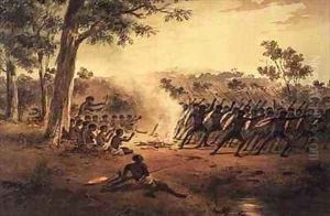 Native Corroboree by Samuel Thomas Gill