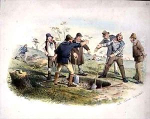 The claim disputed from Victoria gold diggings and diggers as they are by Samuel Thomas Gill