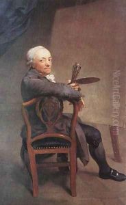 Self-Portrait at the Age of 58, 1794 by Anton Graff