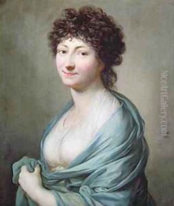 The Daughter Portrait of Caroline Susanne Graff by Anton Graff