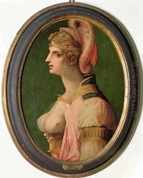 Portrait of a woman, probably Zenobia, Queen of Palmyra - view 1