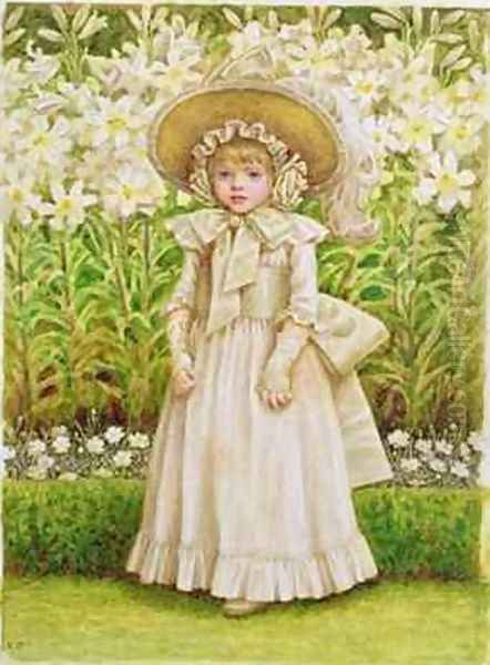 Child in a White Dress - view 1