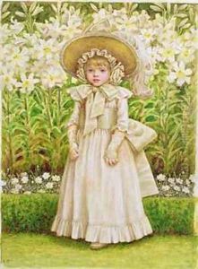 Child in a White Dress by Kate Greenaway