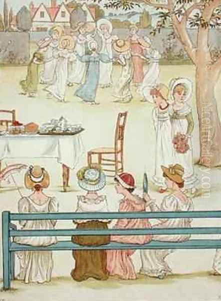A garden party - view 1