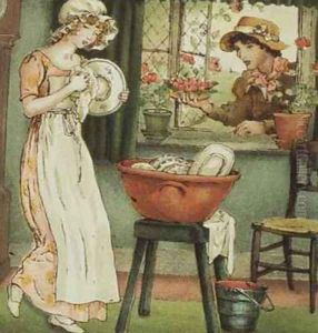 Curlylocks from April Babys Book of Tunes by Kate Greenaway