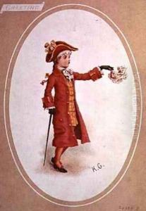 Boy Dressed in Scarlet by Kate Greenaway