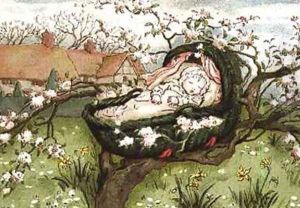 Hush a bye from April Babys Book of Tunes by Kate Greenaway