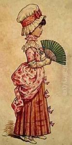 Illustration for St Valentines Day 5 by Kate Greenaway