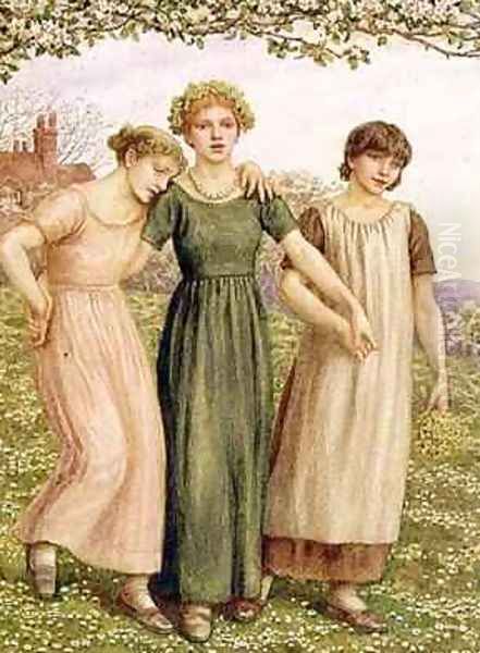 Three Young Girls - view 1