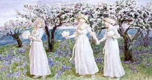 Illustration for St Valentines Day 7 by Kate Greenaway