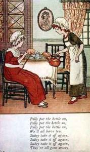 Polly put the kettle on