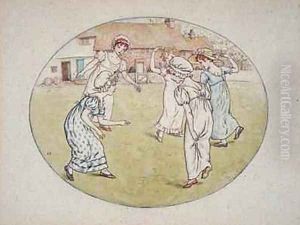 Hyacinth illustration for The Language of Flowers by Kate Greenaway