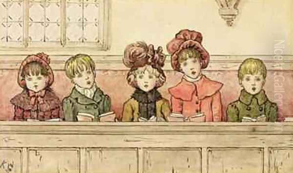 Singing in church - view 1