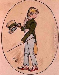 Illustration for St Valentines Day by Kate Greenaway