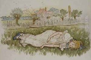 Resting from A day in a Childs Life by Kate Greenaway