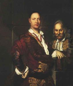 Portrait of Giovanni Secco Suardo and his Servant