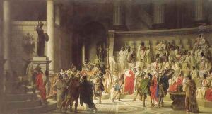 The Last Senate of Julius Caesar by Raffaele Giannetti